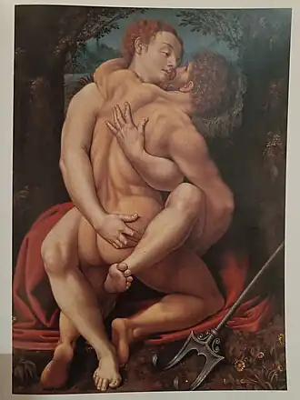 "Neptune and Nymph". Bernard van Orley. Private collection. Date: First third of the 16th century.[47]