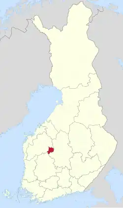 Location of Ähtäri in Finland