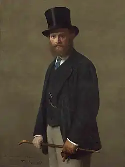 Henri Fantin-Latour: Portrait d'Édouard Manet, 1867