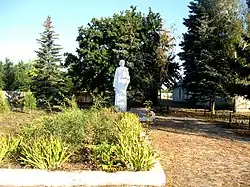 Photograph of a Leontovychi monument