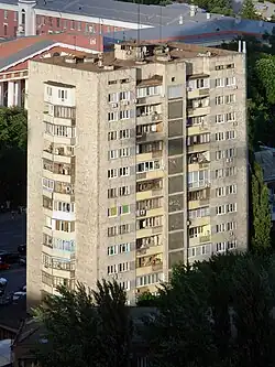 No. 30а – the first house in the K-14 series, 1965.