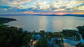 View of the Laguna del Sauce