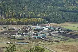 Aerial view of the area