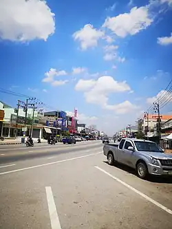 Rattabumrung road in Pran Buri sub-district, 2024