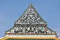 Gable of an ubosot in Chinese architecture