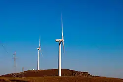 Image 70Onshore Horizontal Axis Wind Turbines in Zhangjiakou, Hebei, China (from Wind turbine)