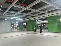 Line 7 platform towards Tai'an