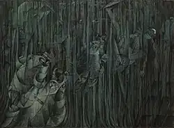 States of Mind III; Those Who Stay, 1911, Museum of Modern Art, New York