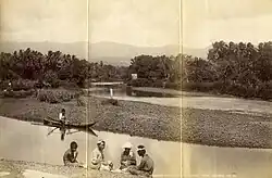 'Washing Day' at Motoutu Creek, Apia, Samoa, 1887
