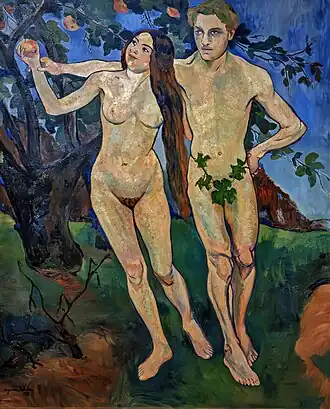 Adam and Eve, by Suzanne Valadon, 1909