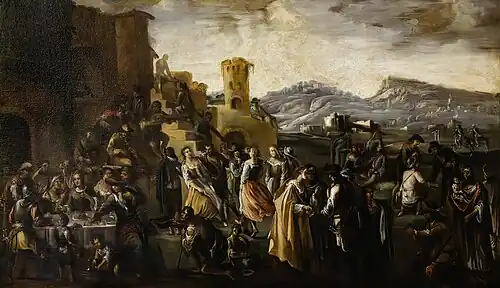 Country party in a castle Pinacoteca Querini Stampalia Venice