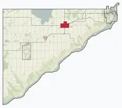 Location in the MD of Peace No. 135