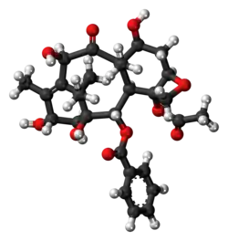 10-Deacetylbaccatin III molecule