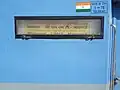 12109 Panchavati Express – AC Chair Car coach board