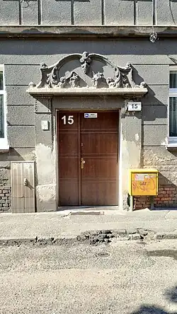 Detail of the adorned entrance portal