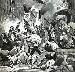 looting of Cuenca, 1874