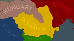 Romania on 13 September 1940 , after the Hungarian army reached the Second Vienna Award frontier.