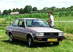 1981–1983 Corolla DX sedan (KE70, Netherlands)