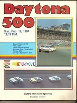 1984 Daytona 500 program cover