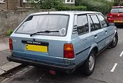 1981–1987 Corolla DX wagon (United Kingdom)