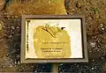 Plaque in the lower part of the fort