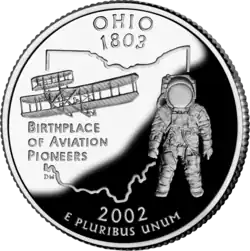 Ohio quarter dollar coin
