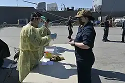 USS Ralph Johnson on 24 April 2020