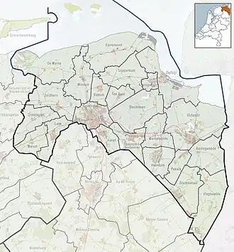 Scheemda is located in Groningen (province)