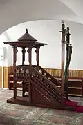 The minbar (pulpit) of the mosque