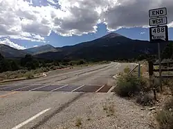 Lehman Caves Road entering Great Basin National Park