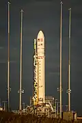 Antares 120 on pad (CRS Orb-1), 2014