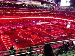 Monster Jam track used for a stadium show in 2014