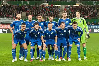 Image 3Bosnia and Herzegovina national football team, 2016 (from Culture of Bosnia and Herzegovina)