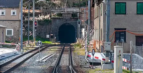 Albula Tunnel south portal (2018)
