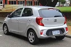 Rear view (pre-facelift) (Australia)