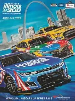 The 2022 Enjoy Illinois 300 program cover