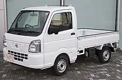 The Nissan NT100 Clipper; identical aside from the grille and badging