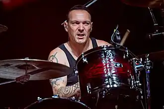 Miller with Bad Religion in 2024