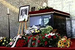 Funeral of Witold Kaczanowski at the Powązki Military Cemetery and the Powązki Cemetery in Warsaw, Poland (section: 134-6-24)