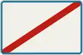 308-50 – End of urban area (Bilingual) (formerly never used)
