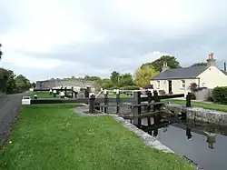 Clonony Bridge (and lock) on the Grand Canal at Clonony