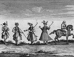 Men's clothing in the 1666, by Jean Chardin