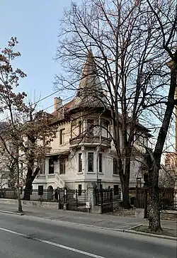 Maria Ioanidi House on Bulevardul Dacia, Bucharest, by Ion D. Berindey, 1911[10]