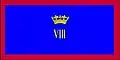 The camp flag of the 8th Canadian Hussars (Princess Louise's).
