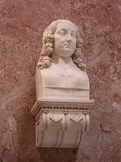 Bust of Amalie of Hesse-Kassel in the Walhalla. She was one of the three original enshrinees of this temple alongside Maria Theresa and Catherine the Great. There are now six.