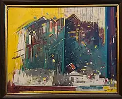 A.K. Raina, 2009, acrylic on canvas