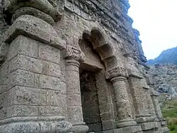 Multifoil arch at the Amb temple complex, Pakistan. An example from the Hindu Shahis period, dated between 800-950 AD.