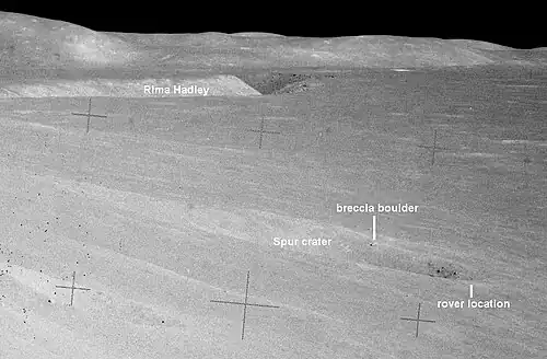 View of Spur from station 6A, facing northwest