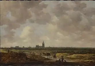 View of The Hague from the Northwest (1647), oil on panel, 66 x 96.2&nbsp;cm., Metropolitan Museum of Art
