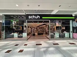 A branch of the footwear retailer schuh from the Braehead Shopping Centre in Renfrewshire in West Central Scotland.